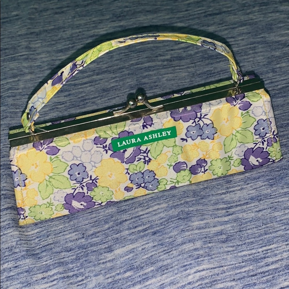 Laura Ashley Floral Snap Glasses Case
